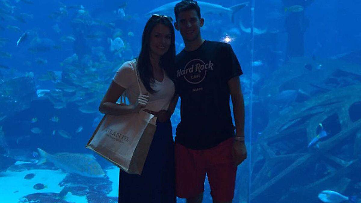 Romana Exenberger mit Dominic Thiem