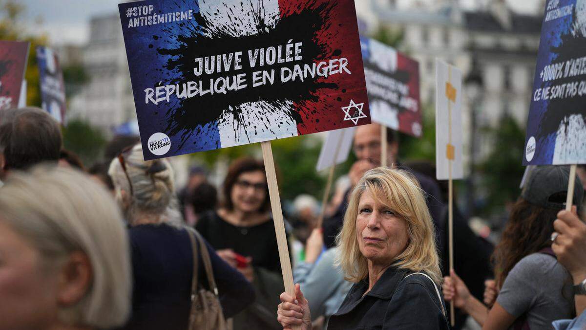 Nach der Vergewaltigung gab es Proteste gegen wachsenden Antisemitismus