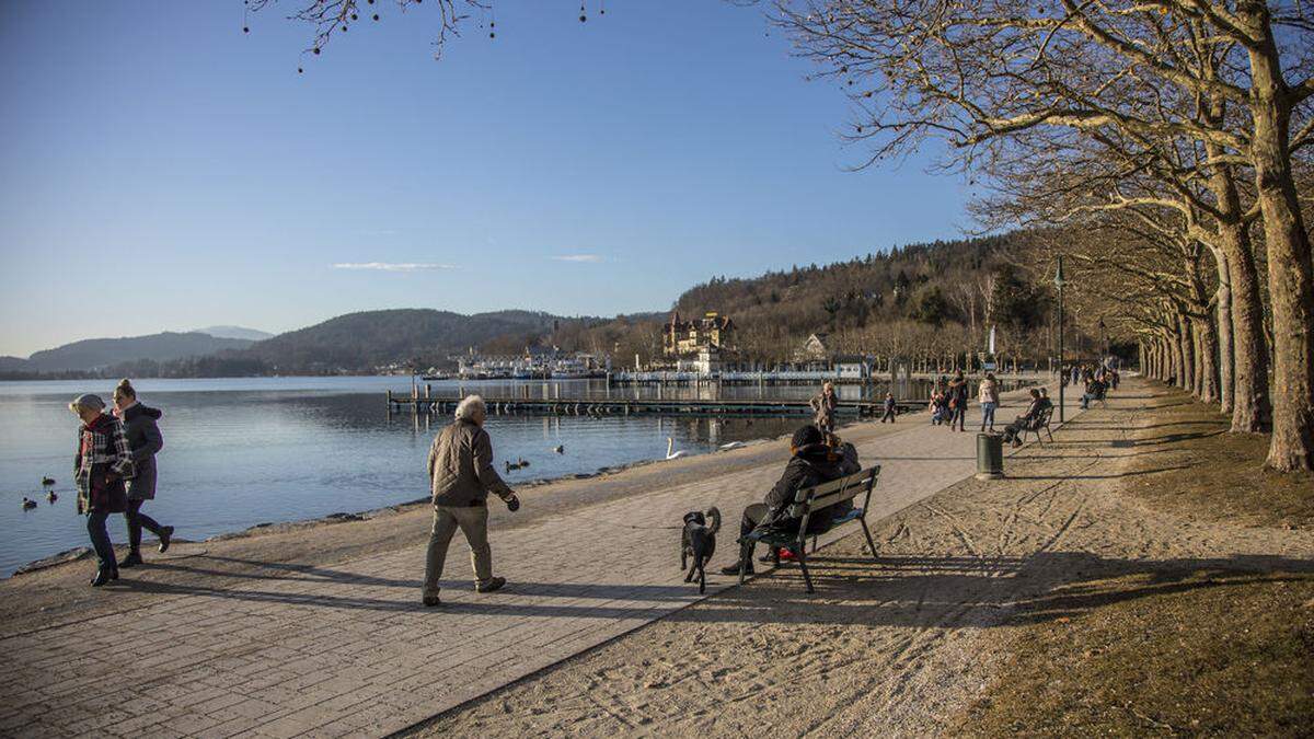 Ein Frühlingsspaziergang bietet sich Samstag und Sonntag am Wörthersee an 