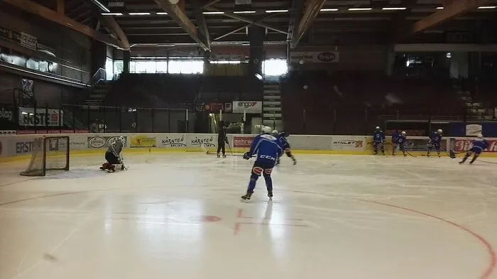 Die Adler trainierten am Vormittag