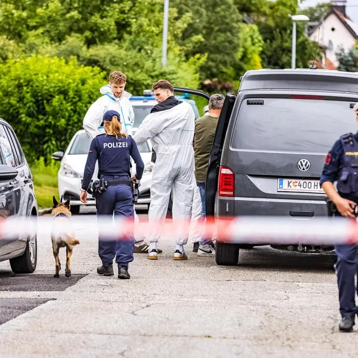 Die Wohngegend war nach dem Leichenfund am Mittwoch weiträumig abgesperrt