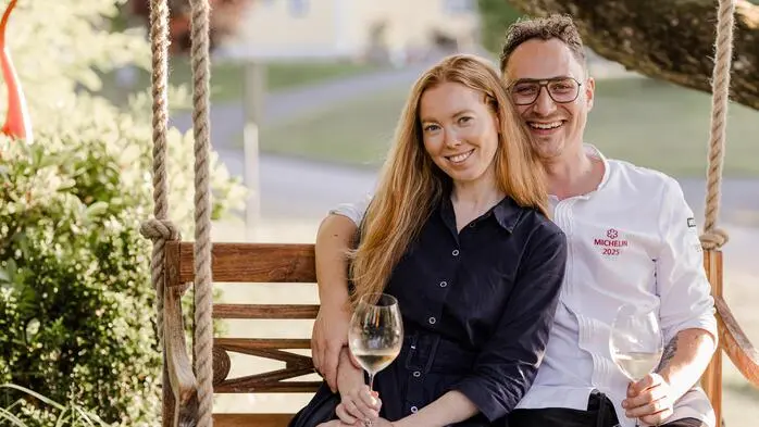 Florian Wörgötter und Julia Mausser