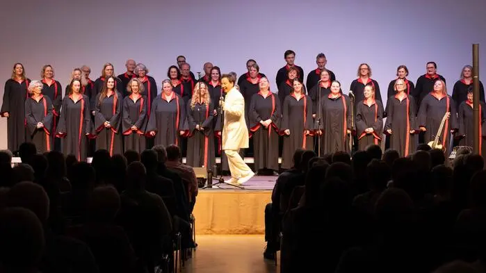 Gänsehaut für den guten Zweck: The Longfield Gospel Chor in Pinggau.