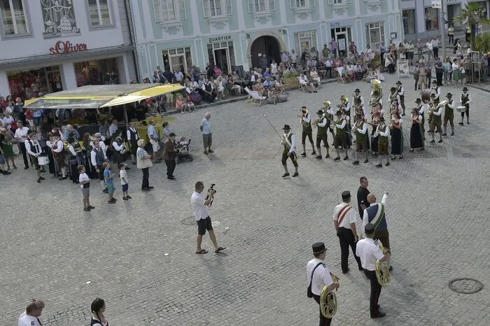 Im Rahmen dieses Festaktes wurde jungen Musikerinnen und Musikern das Leistungsabzeichen in Gold verliehen und die Absolventen des Ensembleleiterkurses geehrt