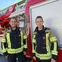 Neue Spitze bei der Gleisdorfer Feuerwehr: Seit einem halben Jahr ist Dominic Gatschnik (l.) Kommandant-Stellvertreter, Stefan Absenger (r.) ist Kommandant