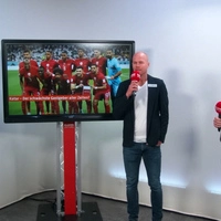 Johnny Ertl und Markus Schopp zu Gast im ersten WM-Studio.