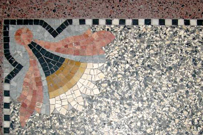 Ebenfalls neu auf der Liste sind die Herstellung von Terrazzo, eines Bodenbelags, in traditioneller Handwerkstechnik...