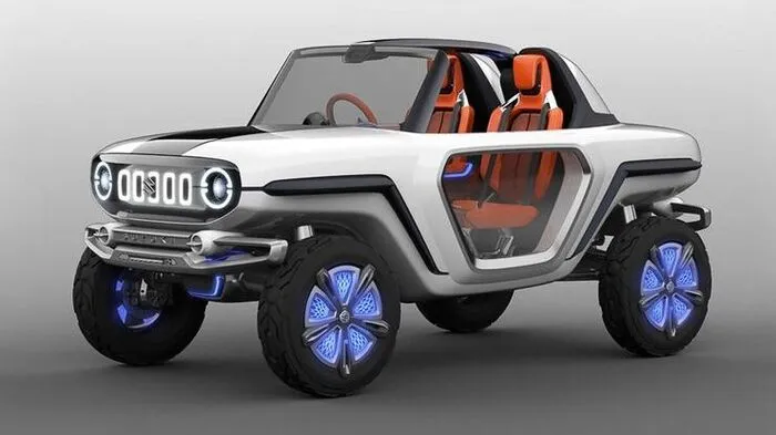 Mit dem e-Survivor Concept hat Suzuki eine der auffälligsten Studien der Messe abgeliefert. Wie der Name schon sagt, ist der knuffige Kraxler auf Gelände getrimmt.