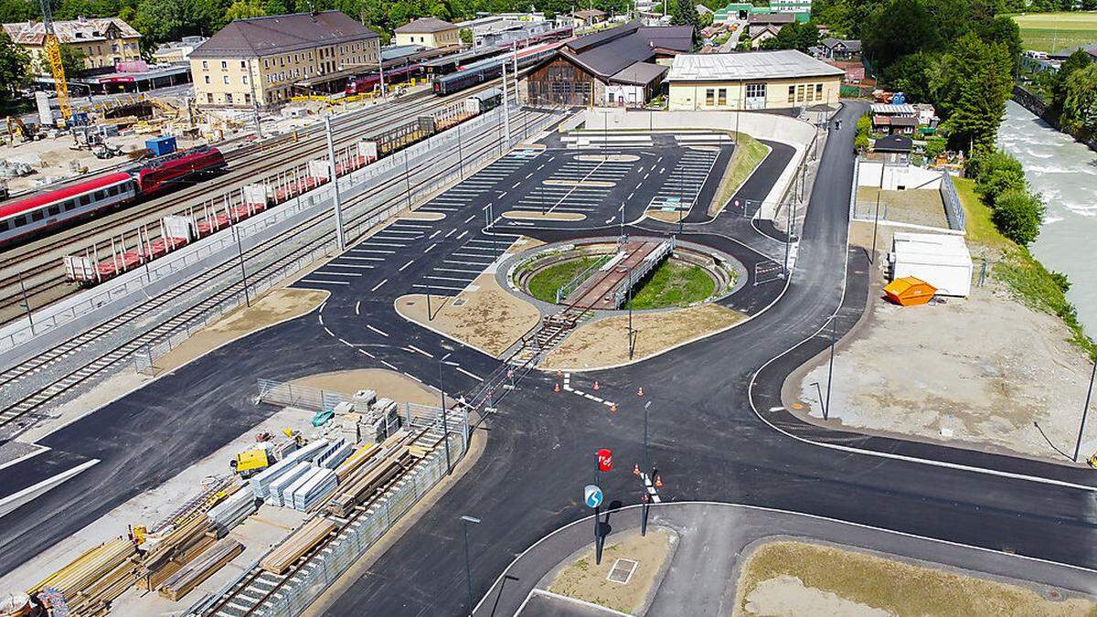 Die Modernisierung des Lienzer Bahnhofs geht zügig voran