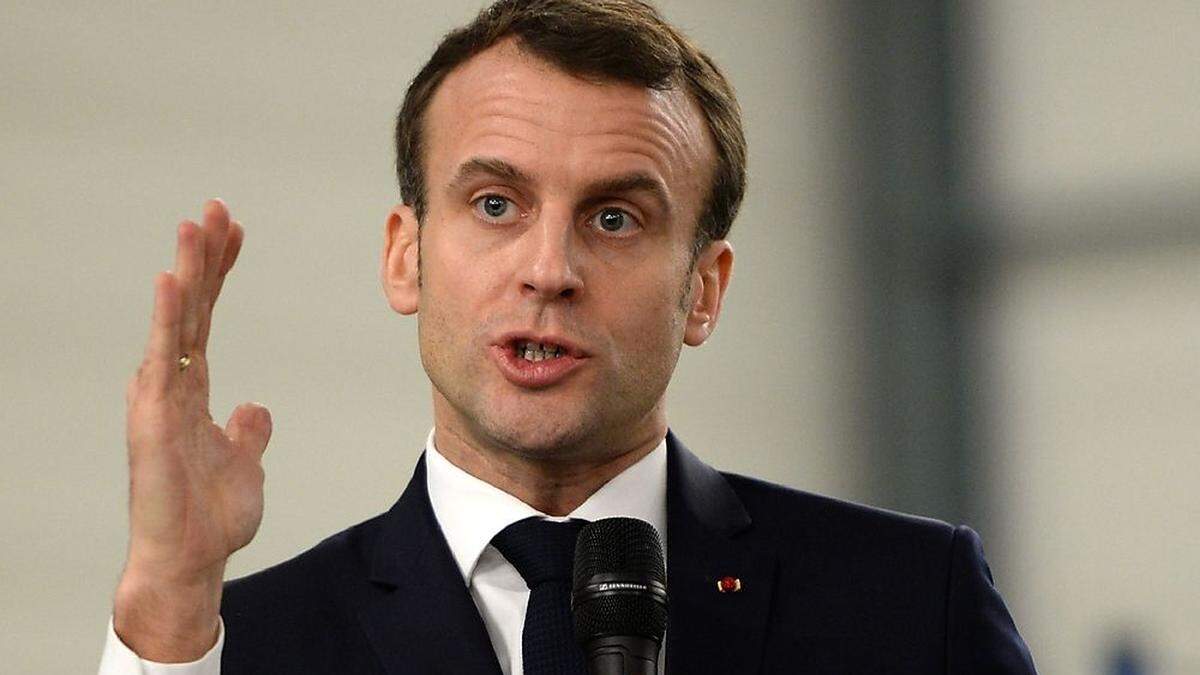 Präsident Macron