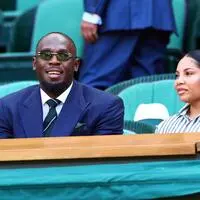 Usain Bolt und Kasi Bennett schauten heuer auch in Wimbledon vorbei