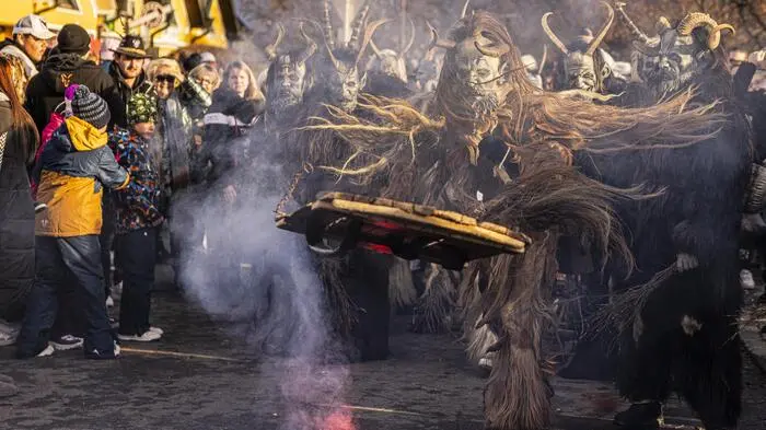 Krampus Perchten Krampuslauf Welzenegg Klagenfurt November 2024