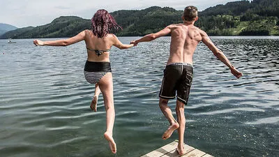 Auch rund um den Millstätter See gab es sommerliche Temperaturen