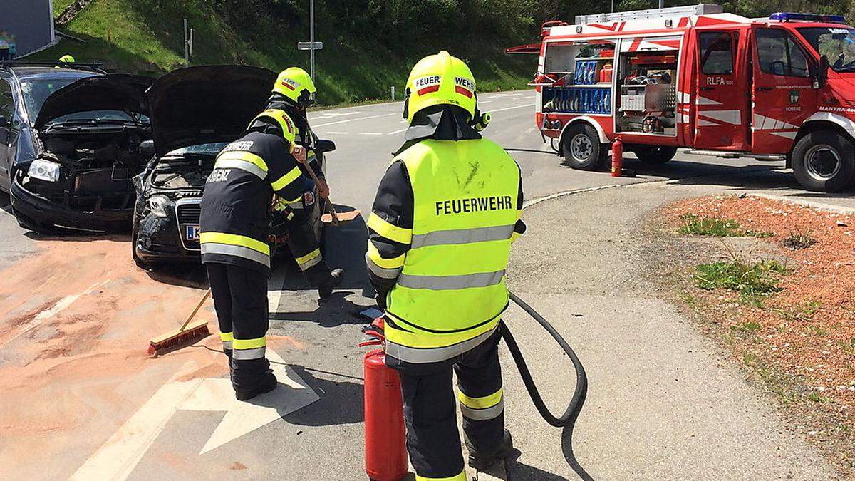 Feuerwehr führte Aufräumarbeiten durch