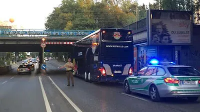 Der Bus ist stecken geblieben