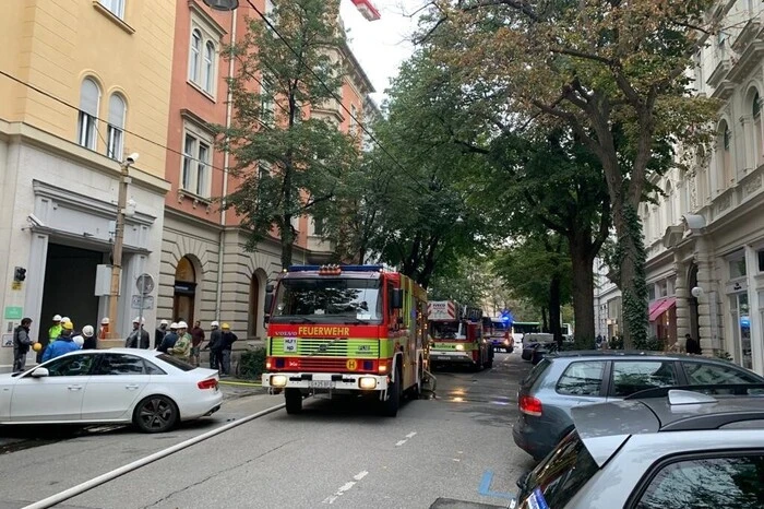 Die Berufsfeuerwehr war zur Stelle ..