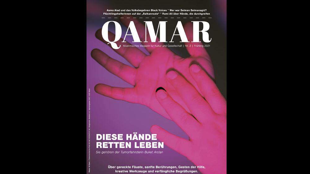 Die zweite Ausgabe von &quot;Qamar&quot; hat die Hand als Hauptthema. 