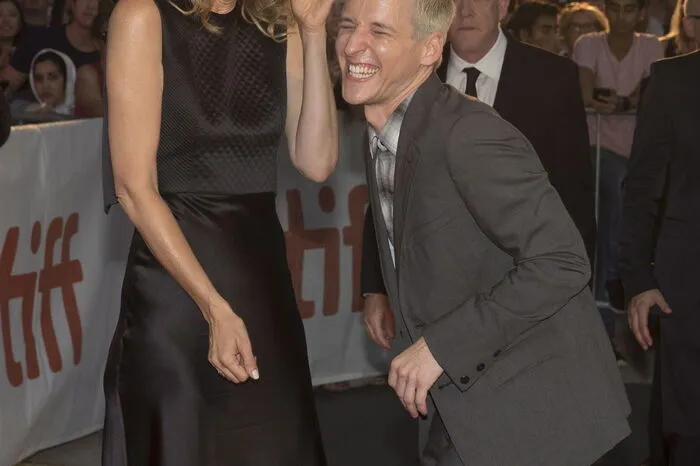 Justin Kelly mit Laura Dern