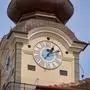 Die Zeiger am Stadtpfarrturm stehen still