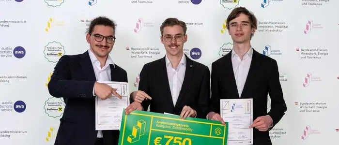 Die Schüler der HTL Leoben entwickelten eine neue Estrichrezeptur