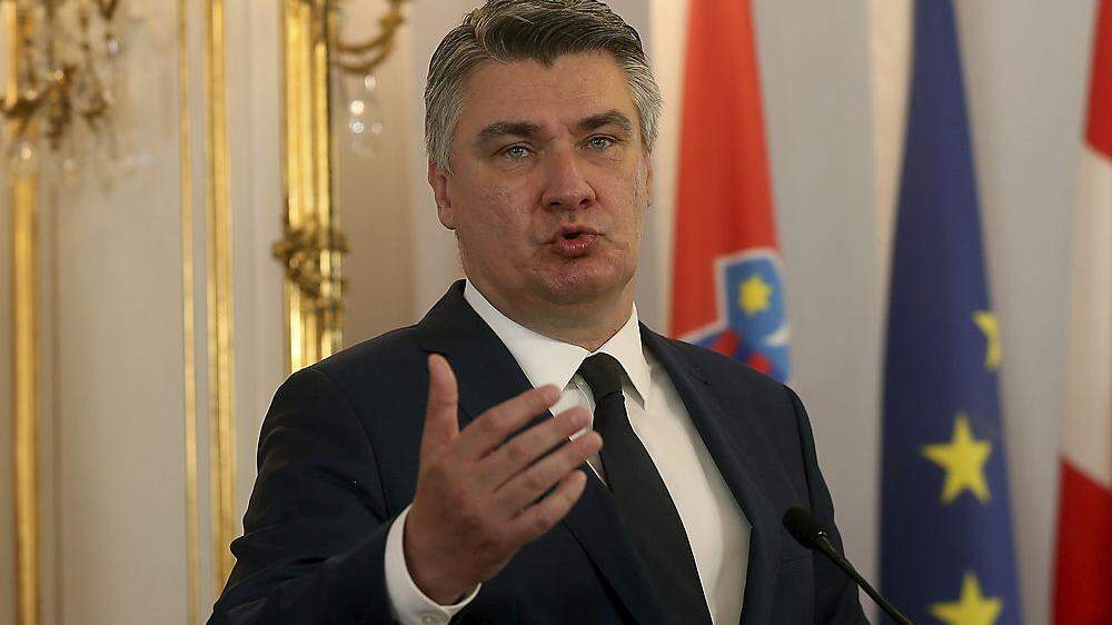 Präsident Zoran Milanovic 