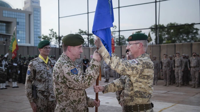 Kommandoübergabe: Mit Brigadier Christian Habersatter hat erstmals ein Österreicher bei der EUTM das Kommando.