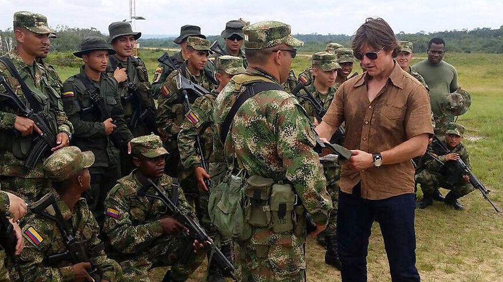 Tom Cruise steht in Kolumbien vor der Kamera
