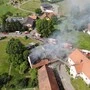 Elf Feuerwehren waren am Donnerstagnachmittag beim Brand in Merkendorf im Einsatz