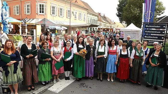 Verbunden mit dem traditionellen Stadtfest feierte Mureck die Stadterhebung und Gründung der Musikschule vor 50 Jahren. 