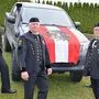 Florian Lechner, Manfred Mulej, Obmann Josef Lechner und Wolfgang Huber (von links) sorgen für einen coronasicheren Weckruf
