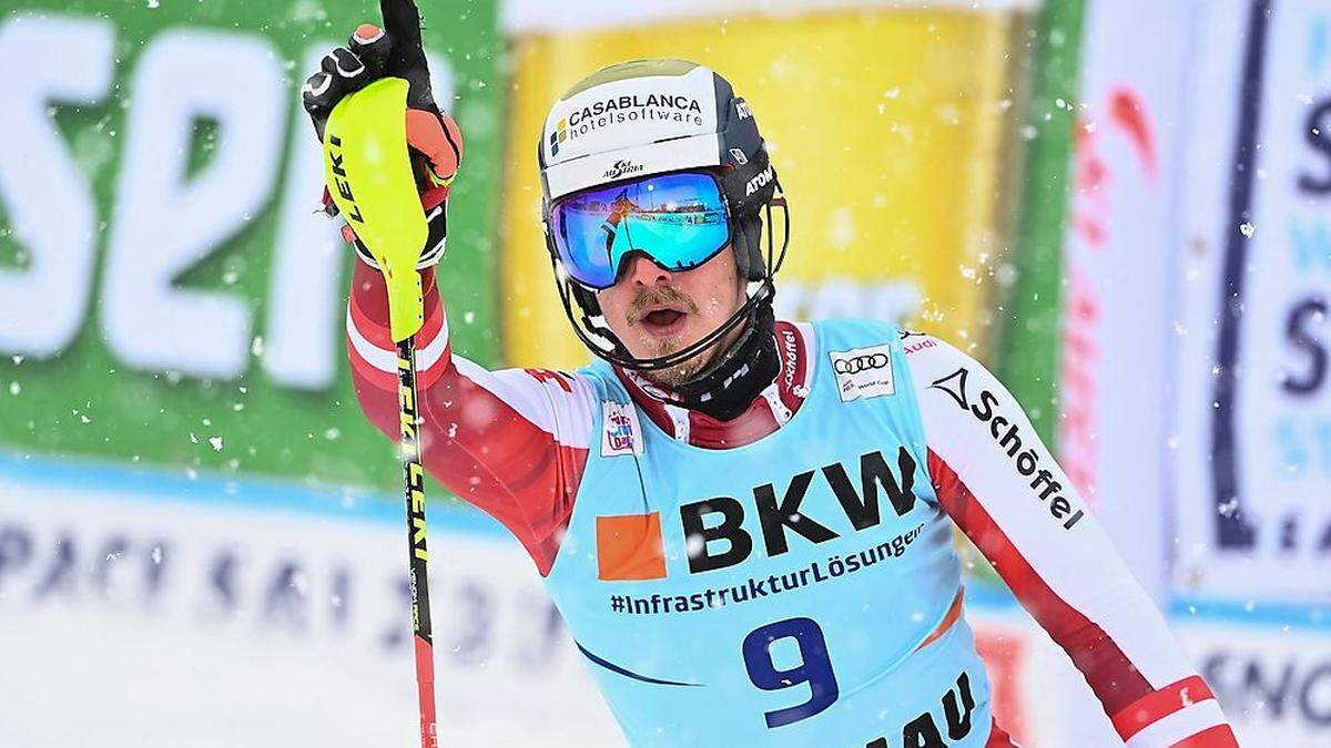 Manuel Feller gewinnt in Flachau