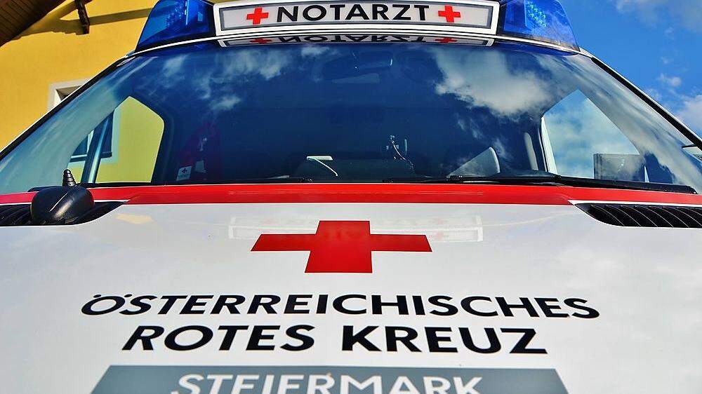 Der Verletzte wurde nach Graz gebracht