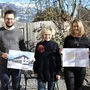 Christopher Handl, Elisabeth Blanik und Manuela Miglar stellten das Projekt zwei Wochen vor der Gemeinderatswahl vor