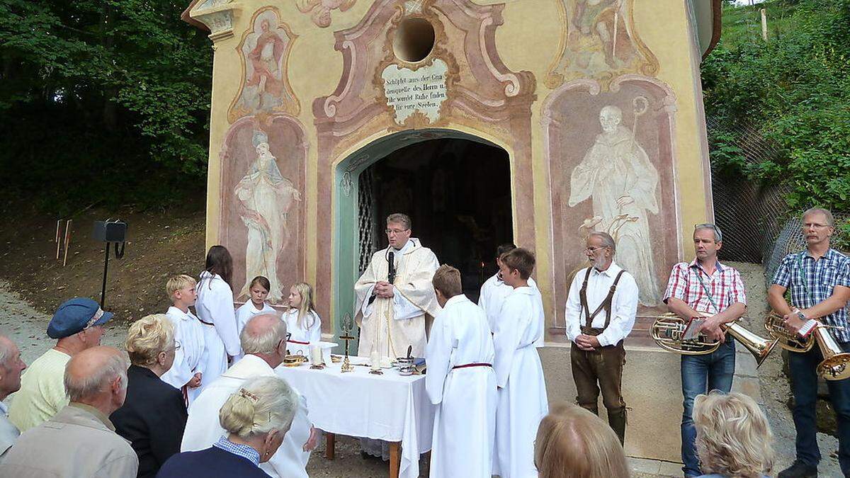 Zum Hochfest des heiligen Ägydius wurde die Kapelle neu eingeweiht 