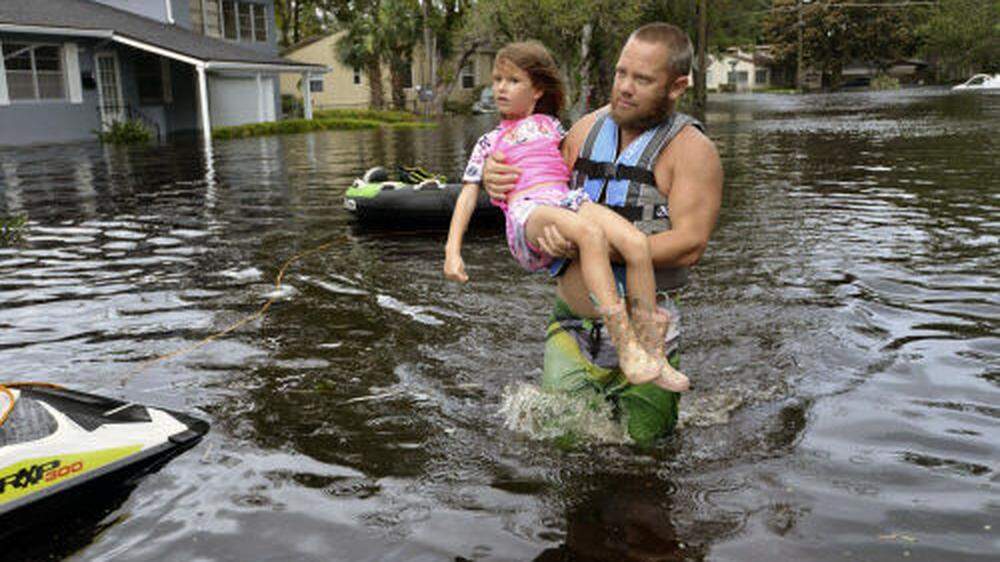 Überschwemmung in Jacksonville