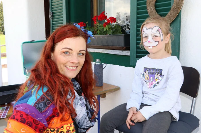 Für das Kinderschminken war Belinda Wurmitzer zuständig.