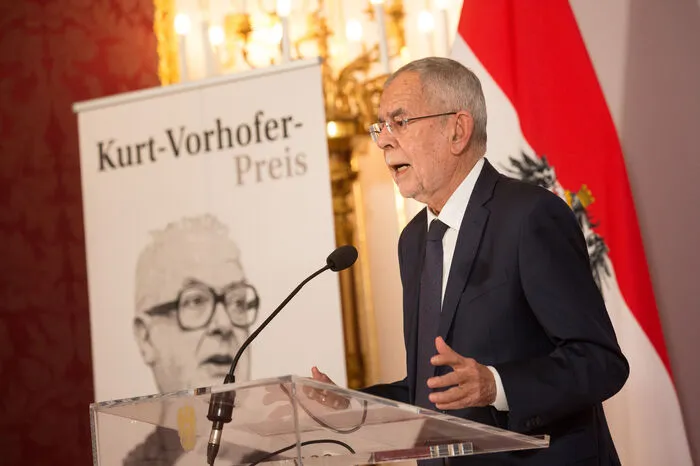 Gut gelaunt lud das Staatsoperhaupt in die Wiener Hofburg.