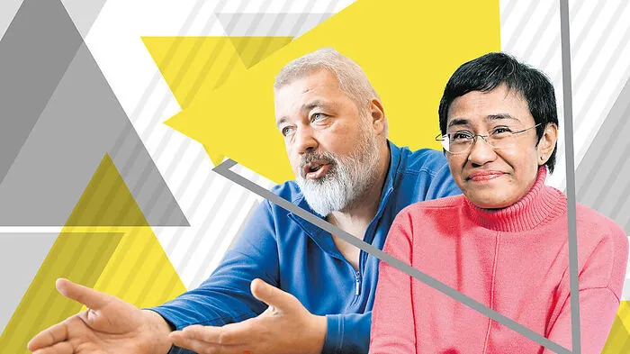Dmitrij Muratow und Maria Ressa wurden mit dem Friedensnobelpreis ausgezeichnet
