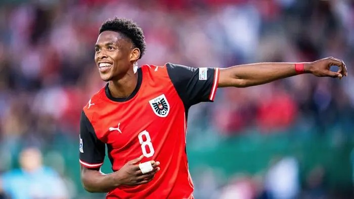 Junior Adamu tanzte den „Griddy“