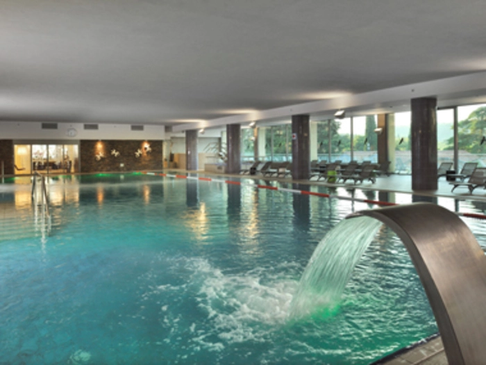 Im Meerwasserbecken des Resorts können die Gäste die Ruhe genießen 