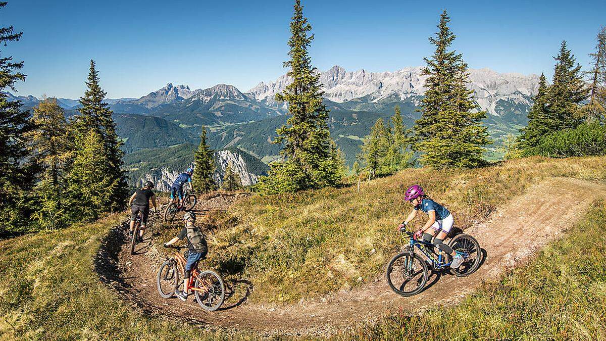 Der Eiskar Trail lockt mit einem wunderschönen Panorama