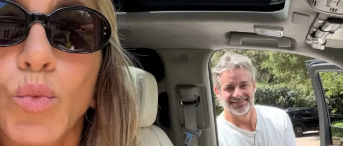 Jennifer Aniston mit Partner Jim Curtis