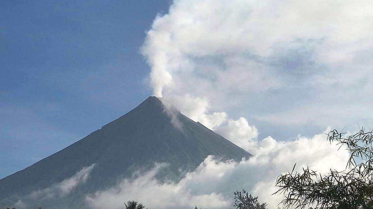 Mayon ist der aktivste Vulkan der Philippinen  