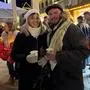 Frisch verlobt: Kristina Cecura und Sam Tomic am Leobener Christkindlmarkt