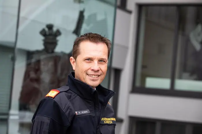 Zeichnet für 396 freiwillige Feuerwehren in Kärnten verantwortlich: Landesfeuerwehrkommandant Rudolf Robin