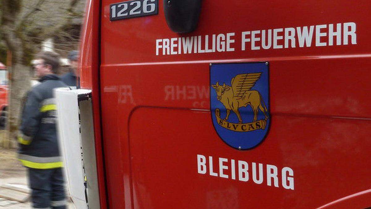 Die Freiwillige Feuerwehr Bleiburg löschte den Brand