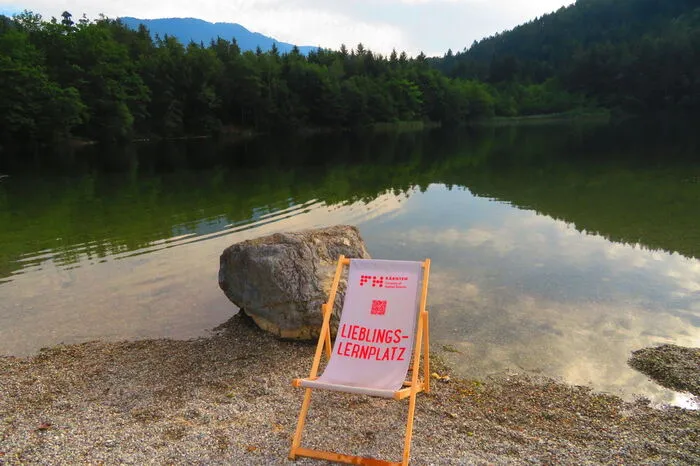 Bei der Hitze ein Lieblingsplatz am kühlen Nass: der Vassacher See