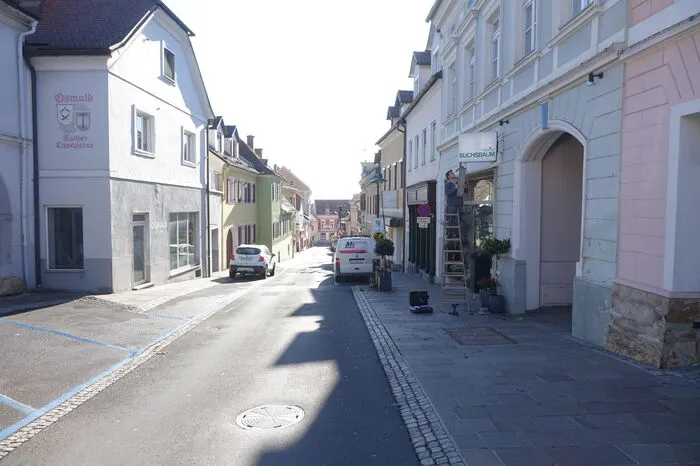 Die Hartberger Herrengasse war spärlich besucht.
