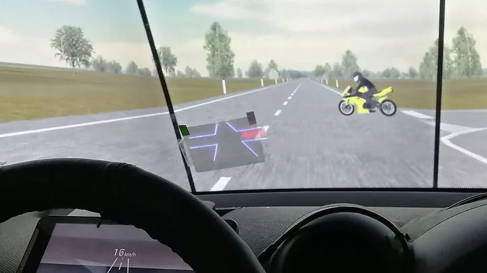 Training im speziellen Fahrsimulator