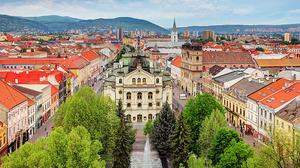 Die historische Promenade von Kosice ist die längste der Slowakei